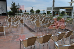 Алуминиеви столове за ресторант с различни седалки